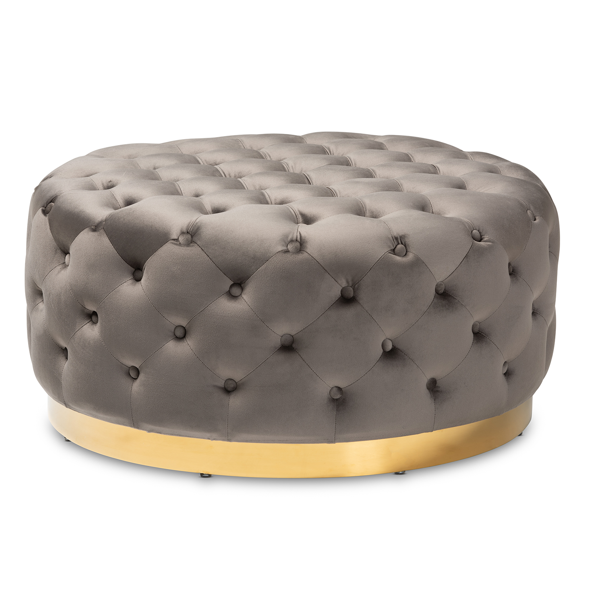 Grey 2024 cocktail ottoman